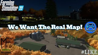 MN Millennial Farmer  We Want The Real Map  Farming Simulator 22 [upl. by Kcirdneked]