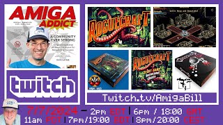 772024  New Amiga Game Roguecraft with the Developer Ricki Sickenger Cecconoid Unboxing [upl. by Gildus607]