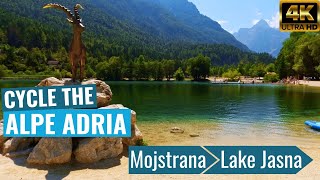 Alpe Adria Excursion Mojstrana to Lake Jasna  Indoor Cycling Video without telemetry [upl. by Sherr]