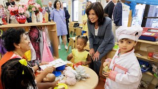 Governor Hochul Launches Portal to Help Deliver Free or LowCost Child Care to Families Statewide [upl. by Pierre]