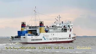 Muensterland DCJB IMO 8601989 Munsterland Münsterland Borkumfähre Borkum Ferry [upl. by Ulland]