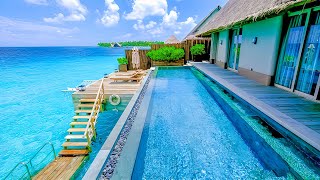 JOALI Maldives Luxury Art Resort Amazing Overwater Villa 4K Tour amp Vlog [upl. by Assinna]