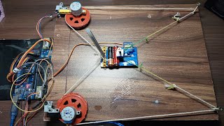 DIY Arduino Based Tabletop Pen Plotter Drawing Machine Withouth 3D Printing Fully Homemade [upl. by Nitsruk]