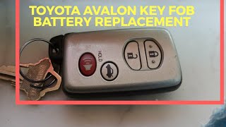 How to change Toyota Avalon key fob battery 1632 [upl. by Buchalter]