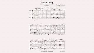 Wassail Song for Flute Trio Christmas Sheet Music [upl. by Merwin]