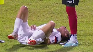 Brenden Aaronson Soccer Nutshot USA vs Trinidad Tobago 20112023 Kick in the nuts [upl. by Epps80]