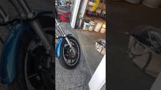 1991 FXRS Evo FXR Thunderheader lumpy low potato potato exhaust Idle note [upl. by Nhabois121]