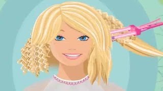 BARBIE  Barbie Snip n Style Salon  English Episode Full Game  BARBIE Game for Children [upl. by Jonette175]