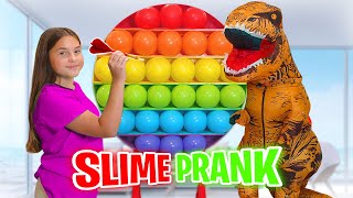 Prank Slime Avec Géant Pop It Challenge [upl. by Carlile]