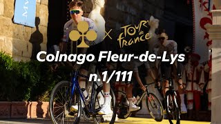 Colnago FleurdeLys n1111 with Tadej Pogacar  Grand Départ Tour de France 2024 [upl. by Suoicserp]