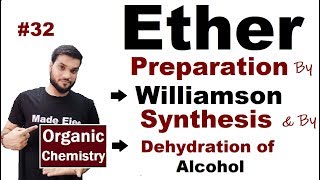 Ether ROR Preparation by Dehydration of Alcohol amp by Williamson Synthesis  NEET JEE  L32 [upl. by Yendor]