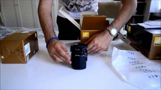 Unboxing Nikon D5200 18105 zoom kit [upl. by Samson]