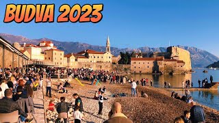 Budva 2023 Crna Gora  kompletan obilazak šetališta i Starog grada Montenegro 2023 [upl. by Branch]