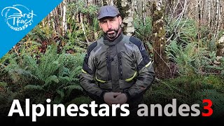 Alpinestars andes v3 drystar touring suit reviewed [upl. by Hairahs]