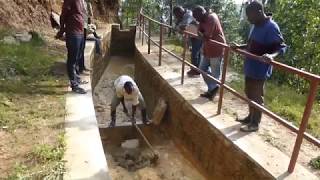 Sediment Trap for Ndaba Irrigation Project Rwanda [upl. by Pearla]