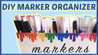 How I store my alcohol based markers DIY CopicWindsor and NewtonArteza Marker storage [upl. by Amoritta]