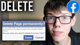 How To Delete Facebook Page Permanently  Delete FB Page [upl. by Qulllon548]