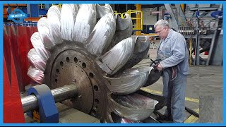 How To Build Hydroelectric Plant On High Mountain Pelton Turbine amp Generator Manufacturing Process [upl. by Einnov]