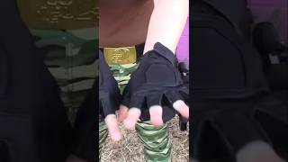 Lara Croft Tomb Raider Belt and Gloves cosplay airsoft tombraider tombraidercosplay [upl. by Eddana]