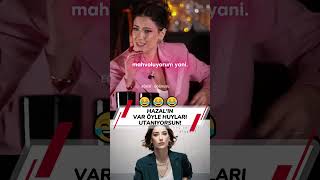 Hazal Kaya quotTutuluyorum O Tiplere😂quot komik shorts [upl. by Alyhc]