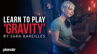 How to play quotGravityquot by Sara Bareilles Piano Lesson [upl. by Otrebliw225]