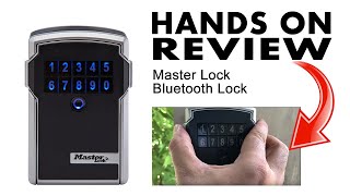 Master Lock Lock Box Bluetooth Wall Mount Key Safe Review  AdmirD [upl. by Lozano51]