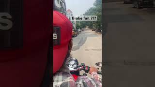 Brake fail please safe driving 😮👓 travel vlog snow adventure bike movlogs mk07vlogar [upl. by Baler]