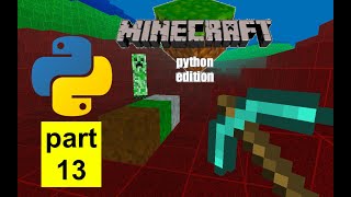 Minecraft in python Ursina mining multiple layers  part 13 [upl. by Joana]