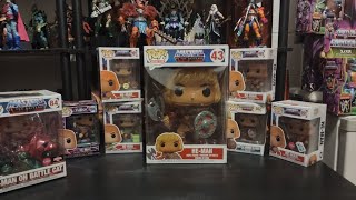 A Look at My Masters of the Universe FUNKO POP Collection HE MAN ONLY [upl. by Suqram]