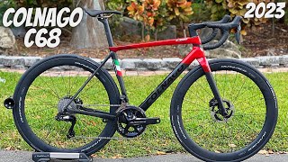 NEW 2023 COLNAGO C68 ALL FEATURES SHOWN REAL WORLD WEIGHT [upl. by Nylirret]