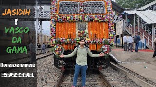 Jasidih vasco da gama special express train journey video  Inaugural run special by Rail minister [upl. by Absalom720]