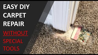 You can repair carpet DIY without professional tools [upl. by Ahsetal]