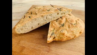 Focaccia bread recipe With Italian herbs 😍 🇮🇹  Bread recipe [upl. by Hgieloj]