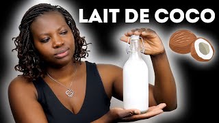 Comment faire du LAIT DE COCO Maison 🥥 avec des NOIX DE COCO Fraiches [upl. by Safier]