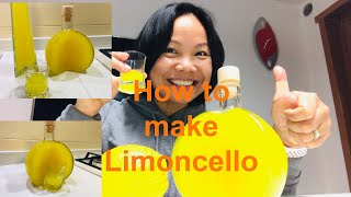 🍋Limoncello วิธีทำเลม่อนเชลโล่ ทำง่ายๆได้ที่บ้าน เครื่องดื่มที่ดังมากในอิตาลี 🇮🇹 ITALY 🇹🇭 [upl. by Eberly]