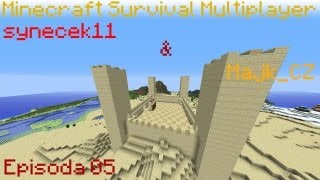 Minecraft CZ Multiplayer Lets Play 5 Episoda  Ouuuu synecek11 amp MajkCZ [upl. by Merkle]