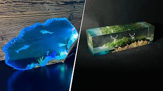 Epoxy Resin Creative Ideas  Resin Art [upl. by Siraval]