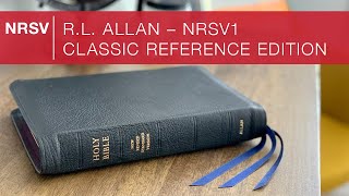 RL Allan NRSV1 Classic Reference Edition with Apocrypha– Bible Review [upl. by Acinod365]