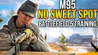 BATTLEFIELD 5 Training No Sweet spot M95 Sniper Gameplay in Battlefield 1 [upl. by Neale191]