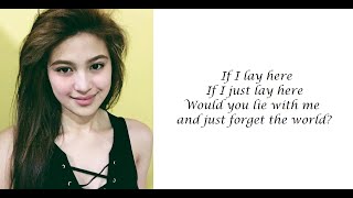 Chasing Cars  Snow Patrol cover by Julie Anne San Jose Lyrics [upl. by Ayetal]