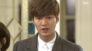 이민호 난 제국그룹 서자 파혼선언 상속자들 12회 [upl. by Lamej]