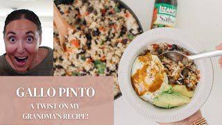 Gallo Pinto A Costa Rican Staple A Twist On My Grandmas Recipe [upl. by Gent]