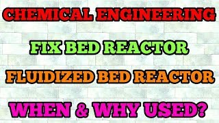 FIXED BED REACTOR AND FLUIDISED BED REACTOR AND DIFFERENCE BETWEEN THEM [upl. by Beall242]