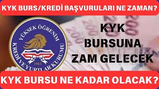 📢 KYK Burs başvuruları ne zaman yapılacak📍KYK BURSU NE KADAR OLACAK 2024yks kyk ayt yks2024 [upl. by Mort515]