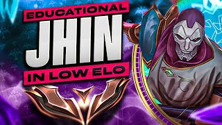 How to play Jhin in low Elo  Jhin ADC Gameplay Guide  League of Legends [upl. by Eseilenna]