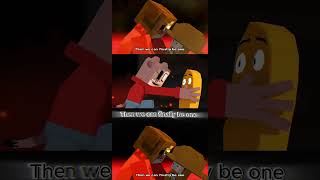 FNF TwiddleFinger Minecraft Lyrics All Ending [upl. by Anifesoj800]