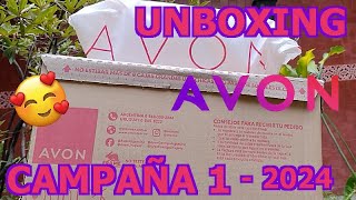 Unboxing Avon  Campaña 1  2024 [upl. by Ydaf]