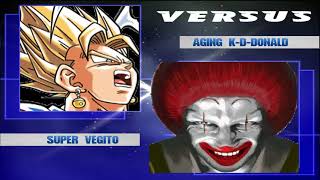 Mugen Battle Super Vegito UB22 12p Vs Aging KDark Donald [upl. by Bartlett]