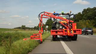 Dücker Ausleger UNA 600 am Traktor [upl. by Ahteral]