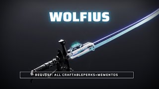 Bequest Crafting in Destiny 2  A Guide to Perks Shaders for this Deep Stone Crypt Sword [upl. by Viva]